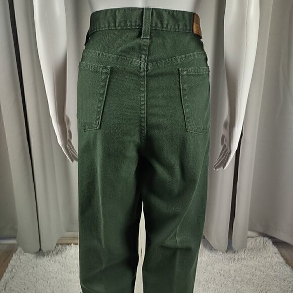 Liz Claiborne Womens Green Classic Fit Five Pocket Lizwear Cotton Jeans Size 16 - Picture 4 of 10
